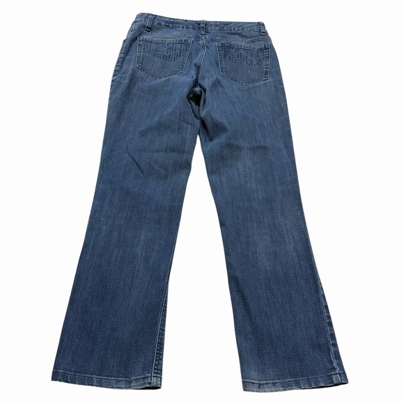 Jones New York Jeans Lexington Street Size 8 Black Stud Embellished Pockets - Picture 3 of 15